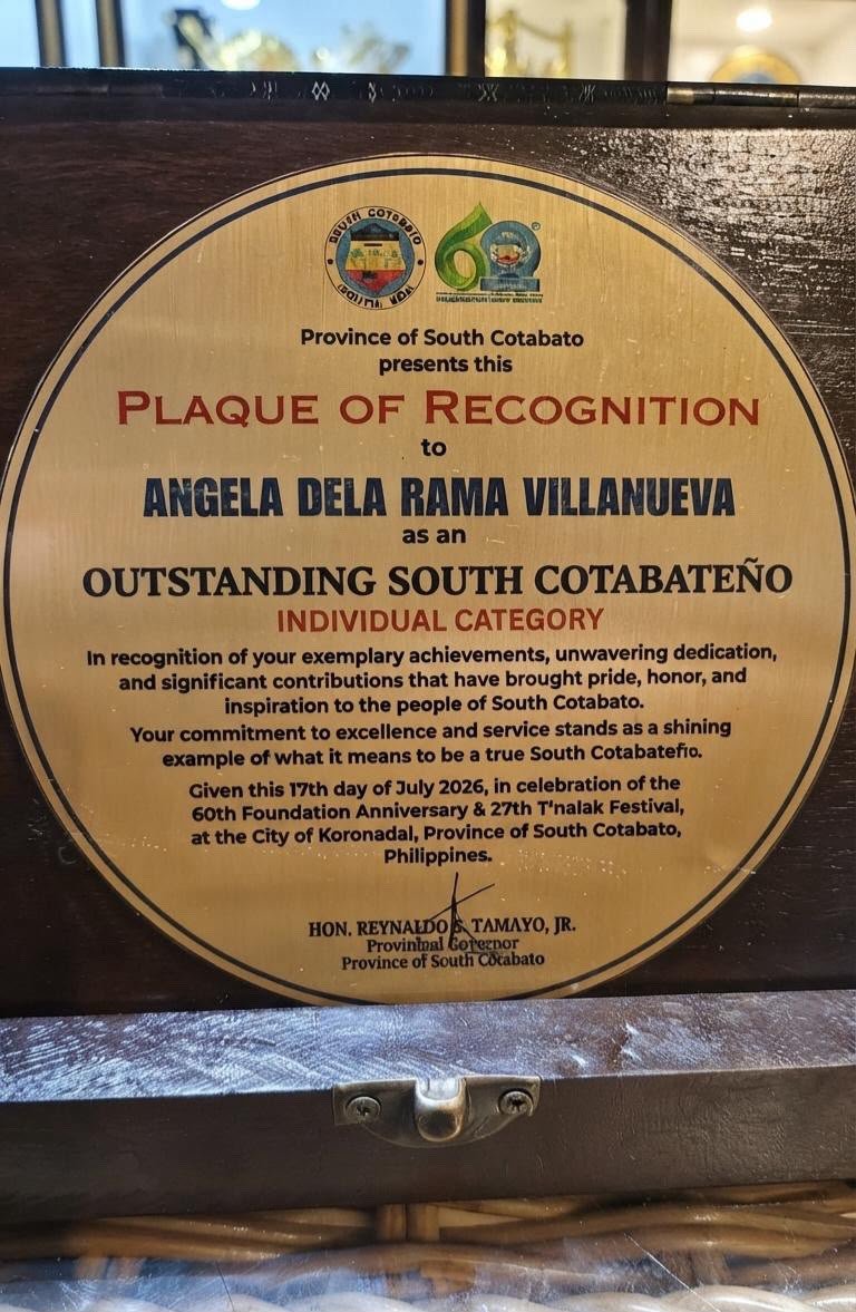 Outstanding South Cotabateño Award